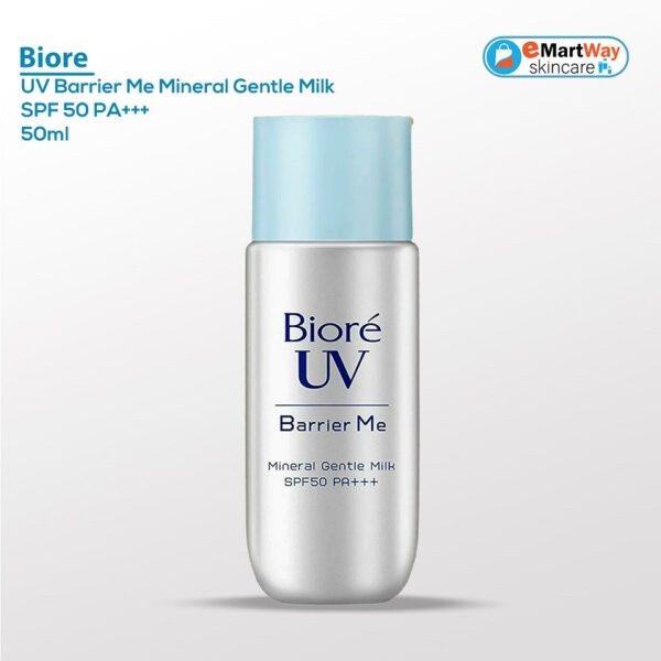 Biore UV Barrier Me Mineral Gentle Milk SPF 50 PA+++ 50ml